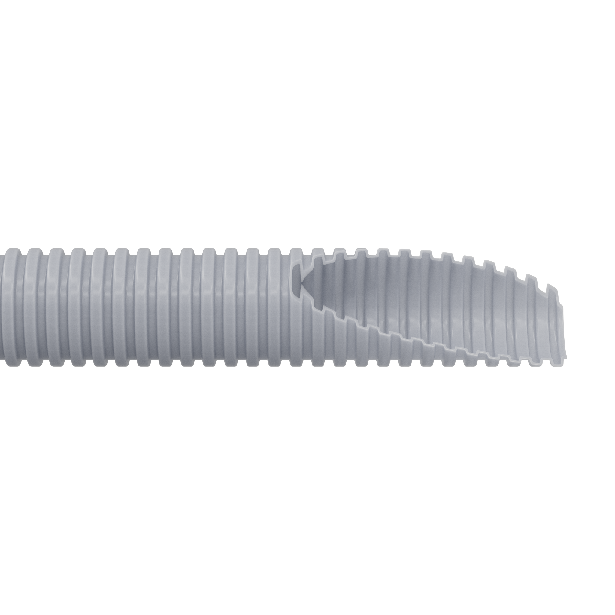 Tubo Anelado Cinza - Image 2
